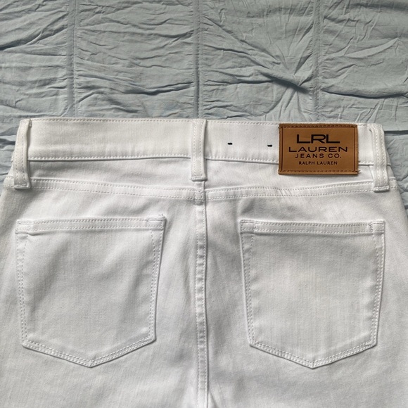 Ralph Lauren Straight Leg Denim Jeans Pants White 4 Ankle or 4P NWOT - Picture 11 of 17